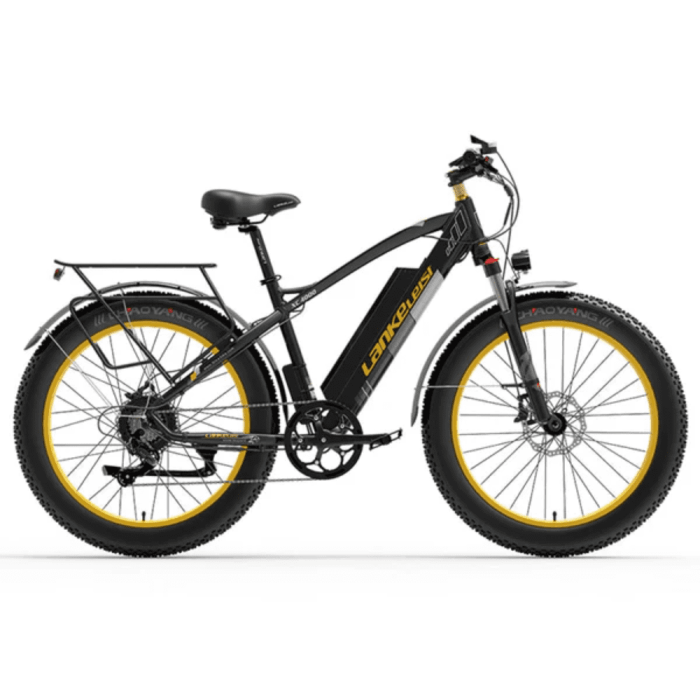 VTT ELECTRIQUE LANKELEISI XC4000 jaune